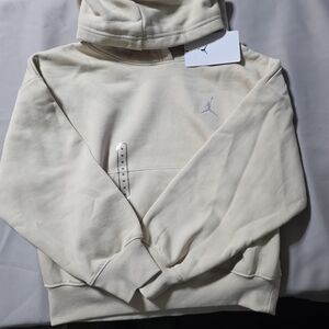 Girl's Jordan Hoodie Cream Size M NWT